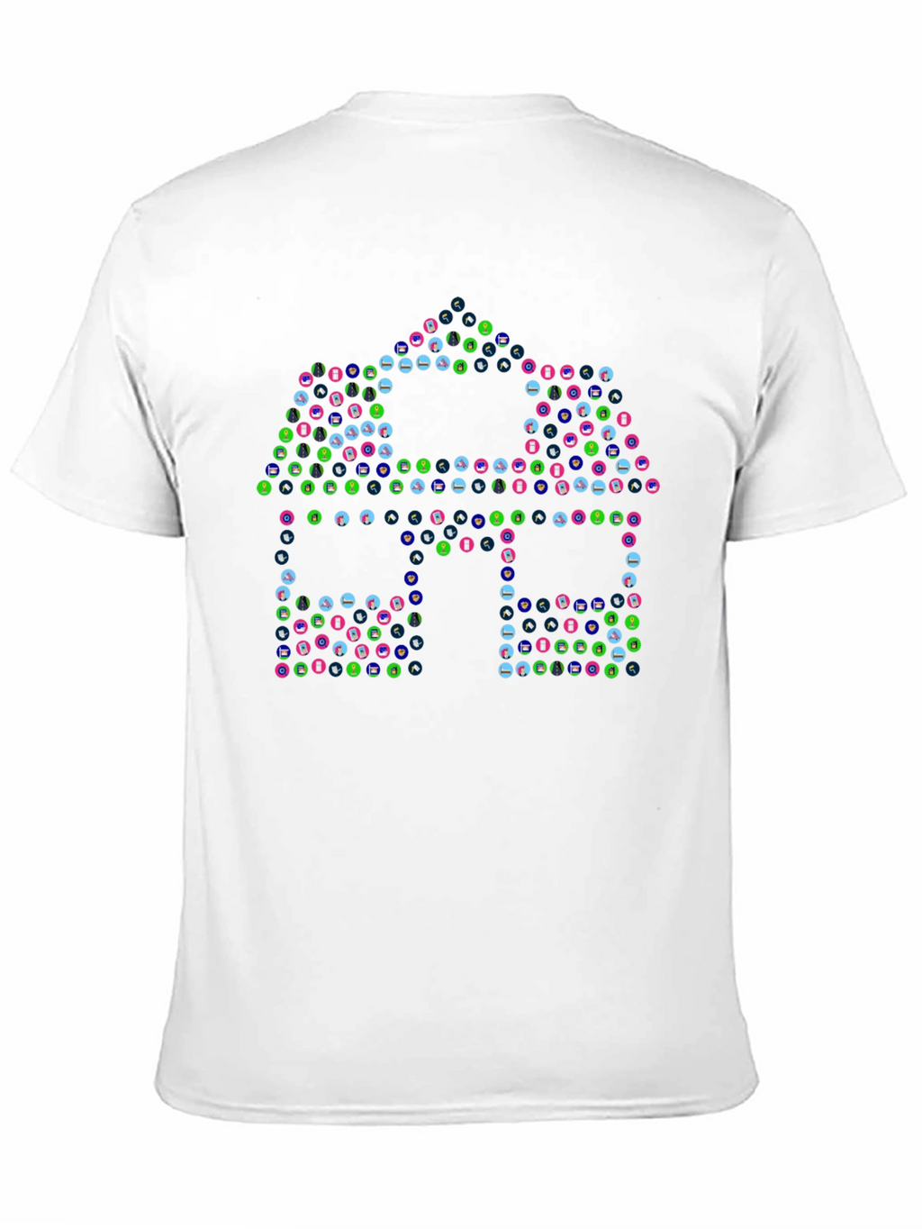 Abstract House Graphic T-Shirt