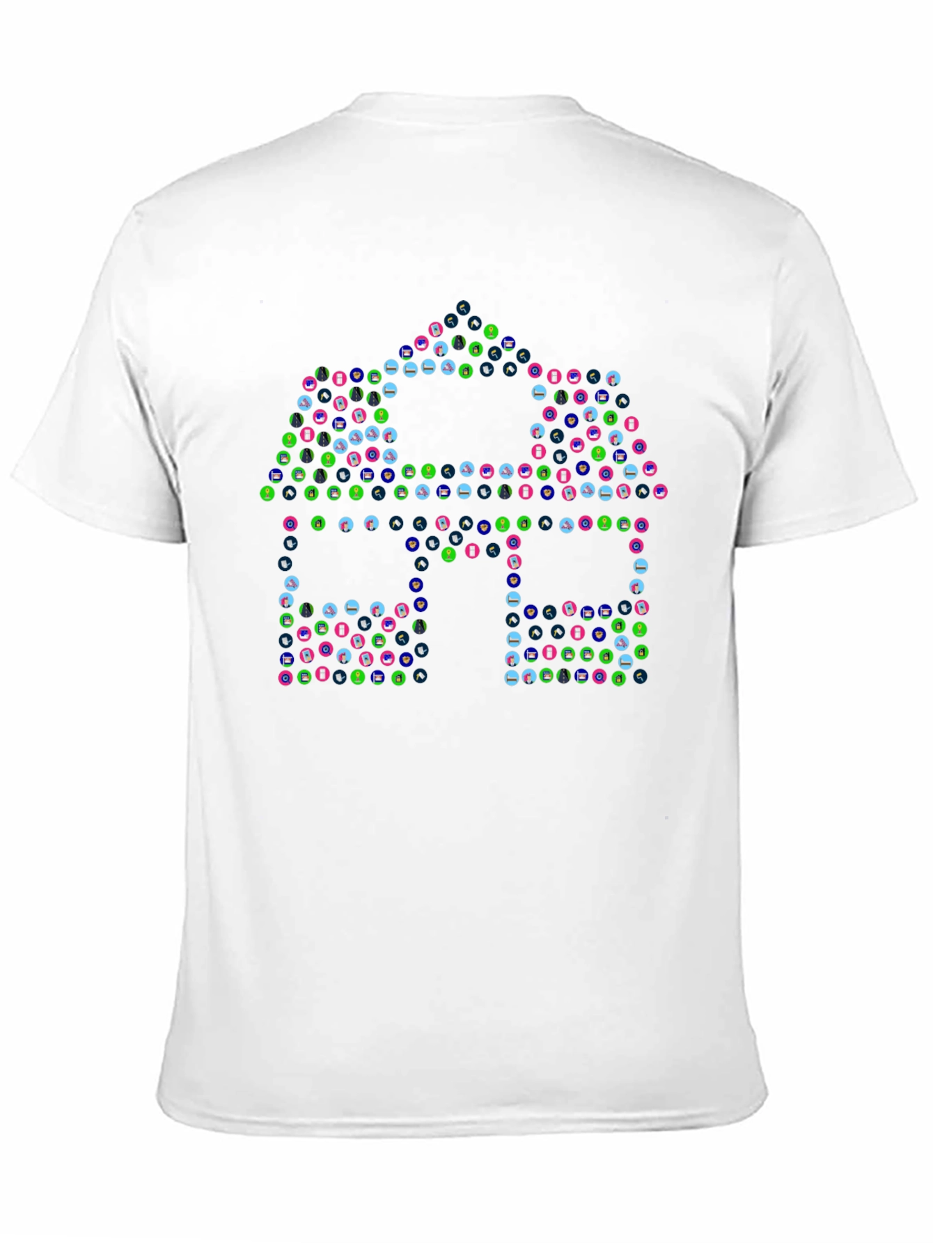 Abstract House Graphic T-Shirt