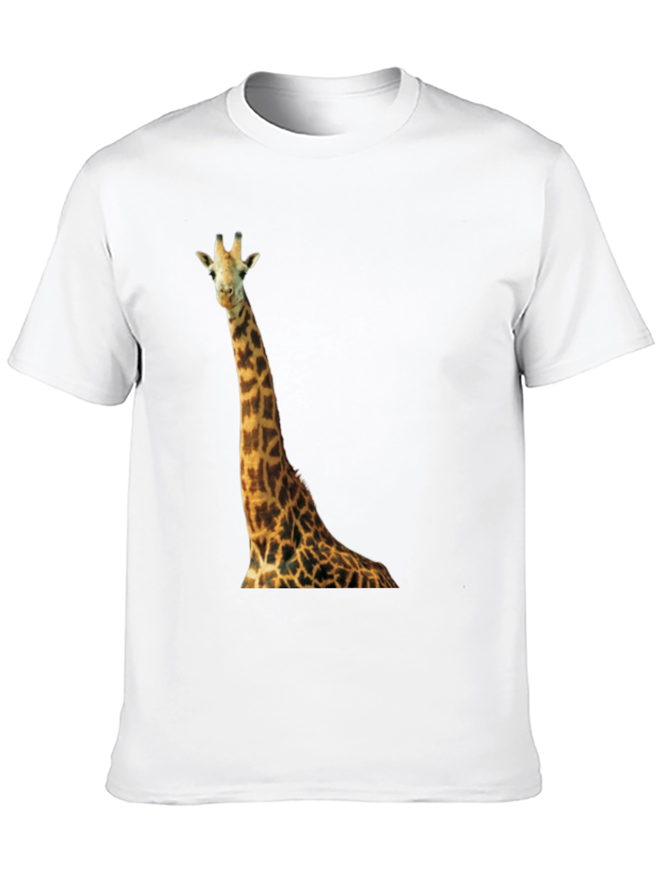 Giraffe Graphic Black T-Shirt - Unique Animal Print