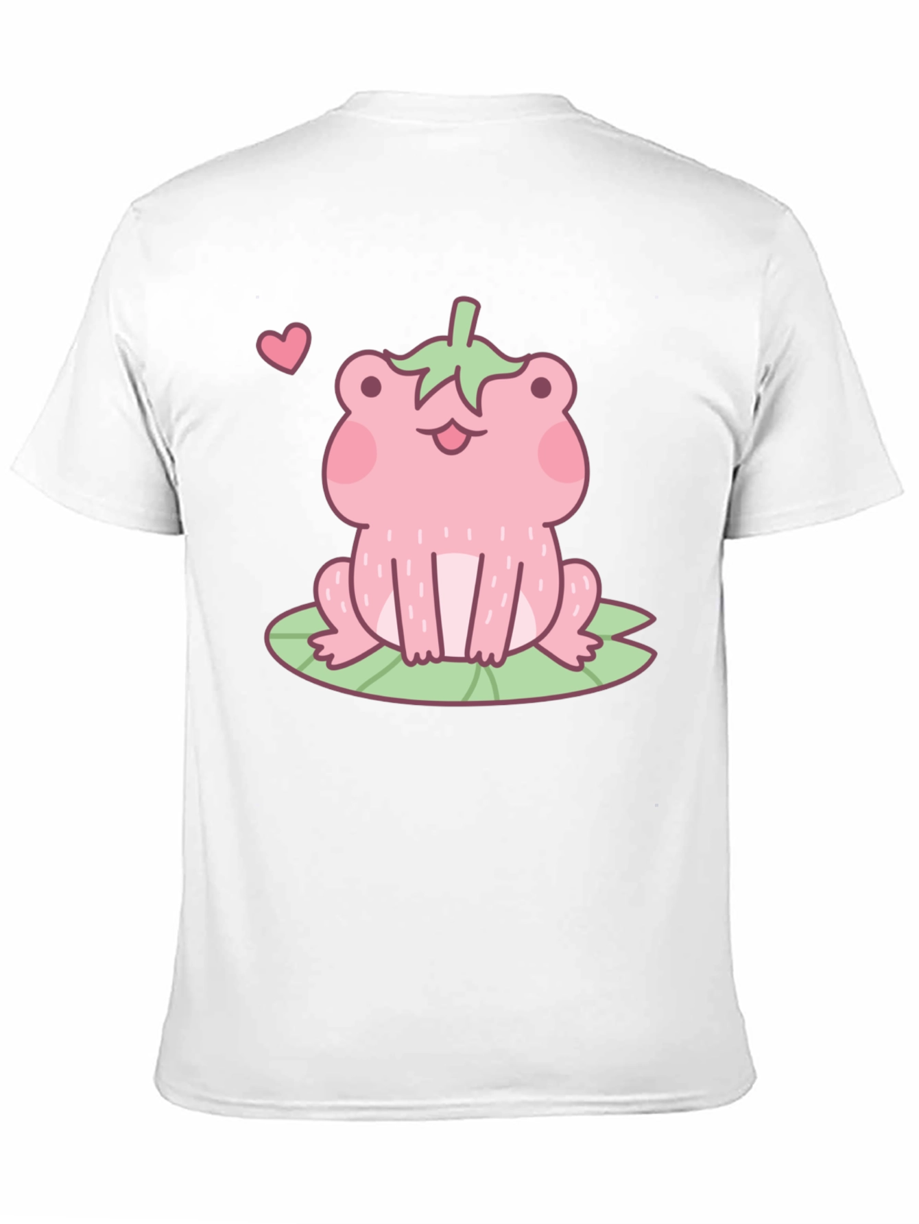 Strawberry Frog T-Shirt - Cute Kawaii Design