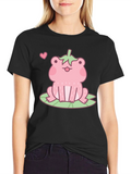 Strawberry Frog T-Shirt - Cute Kawaii Design
