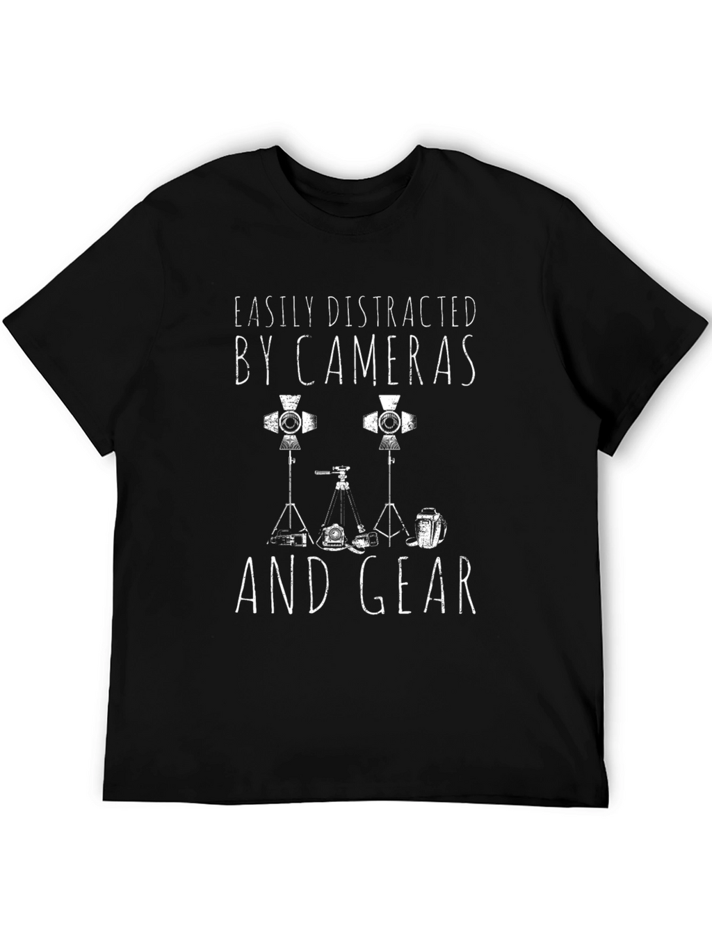 Easily Distracted By Cameras & Gear Graphic Tee