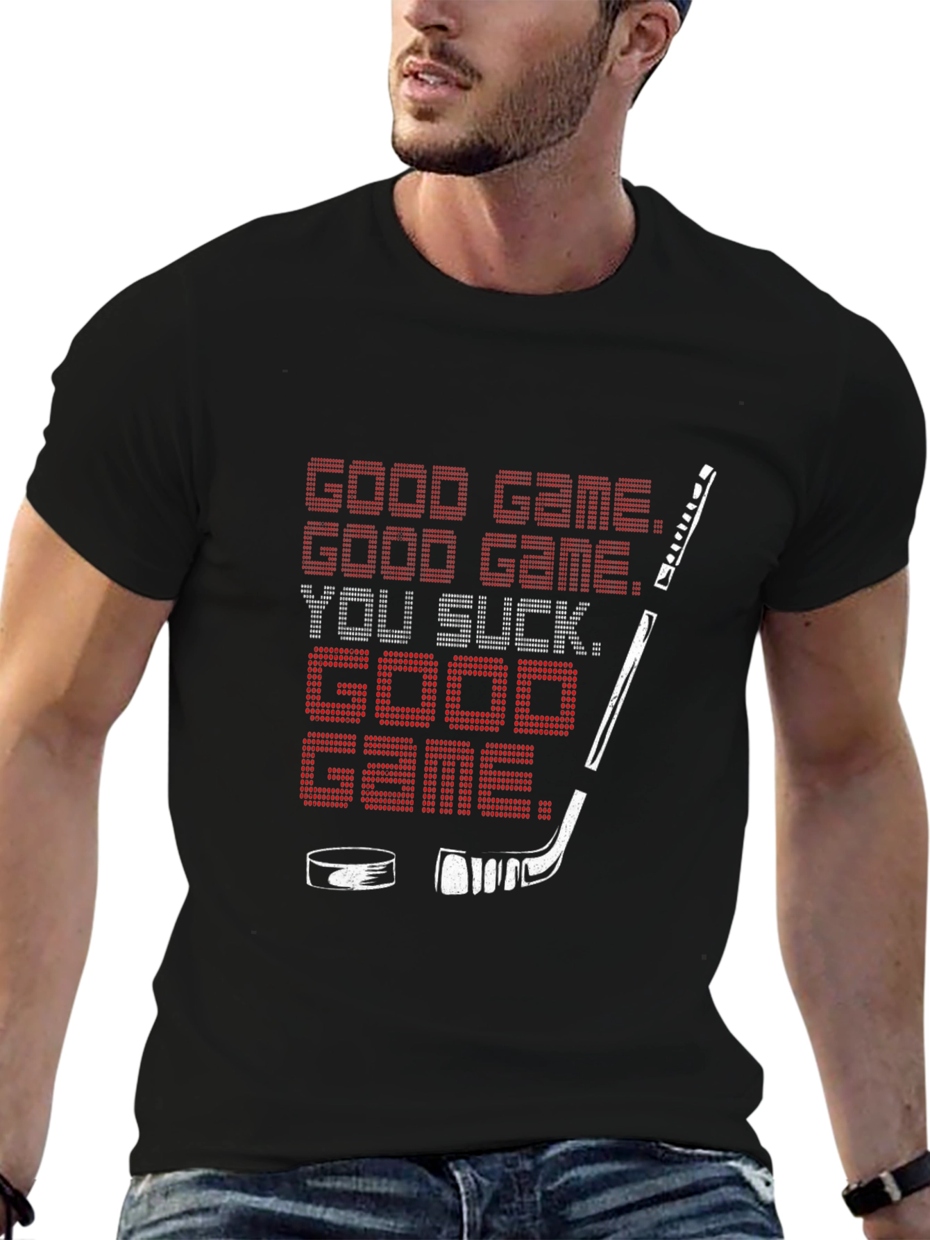 Good Game Hockey Graphic T-Shirt
