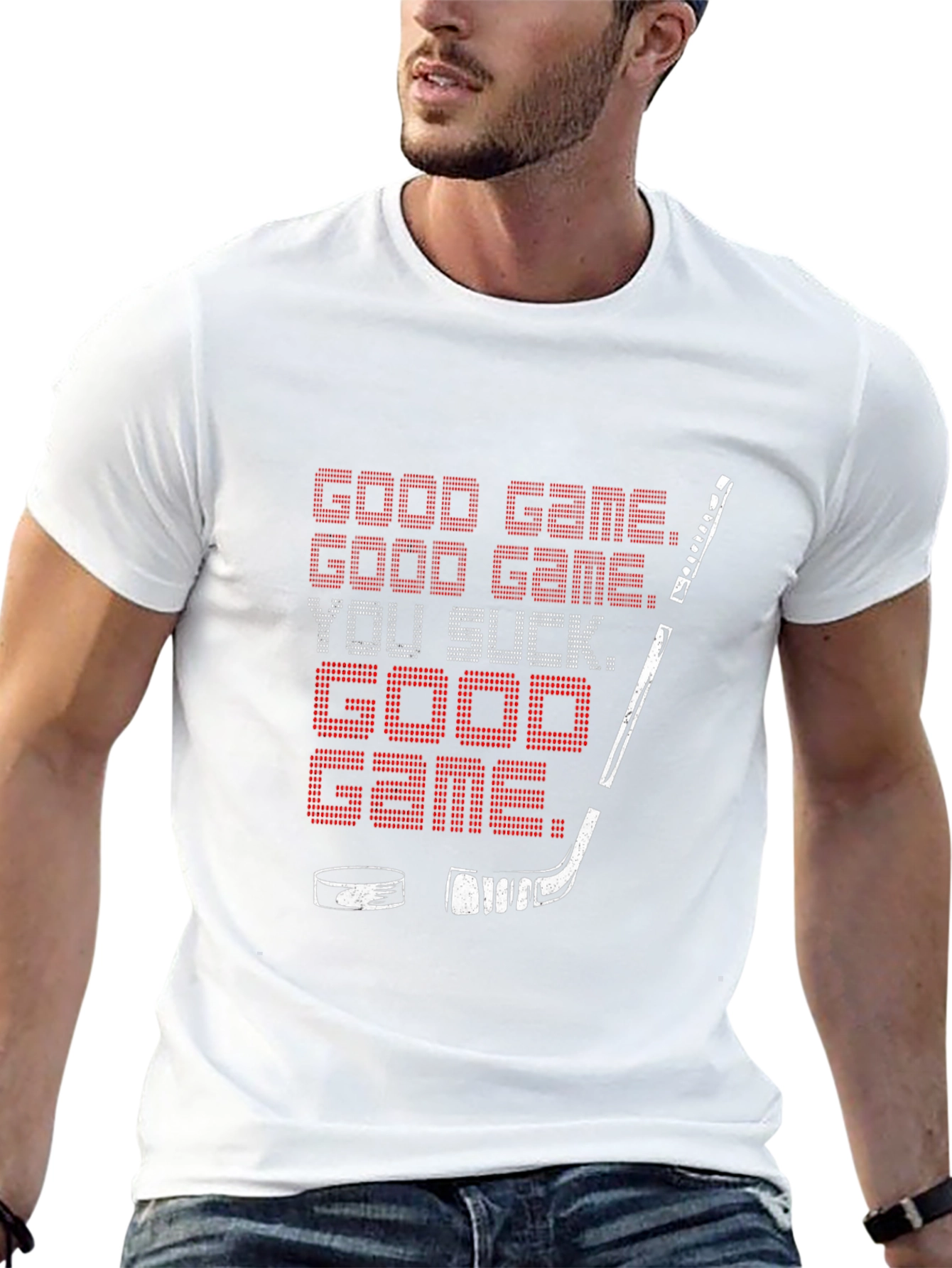 Good Game Hockey Graphic T-Shirt