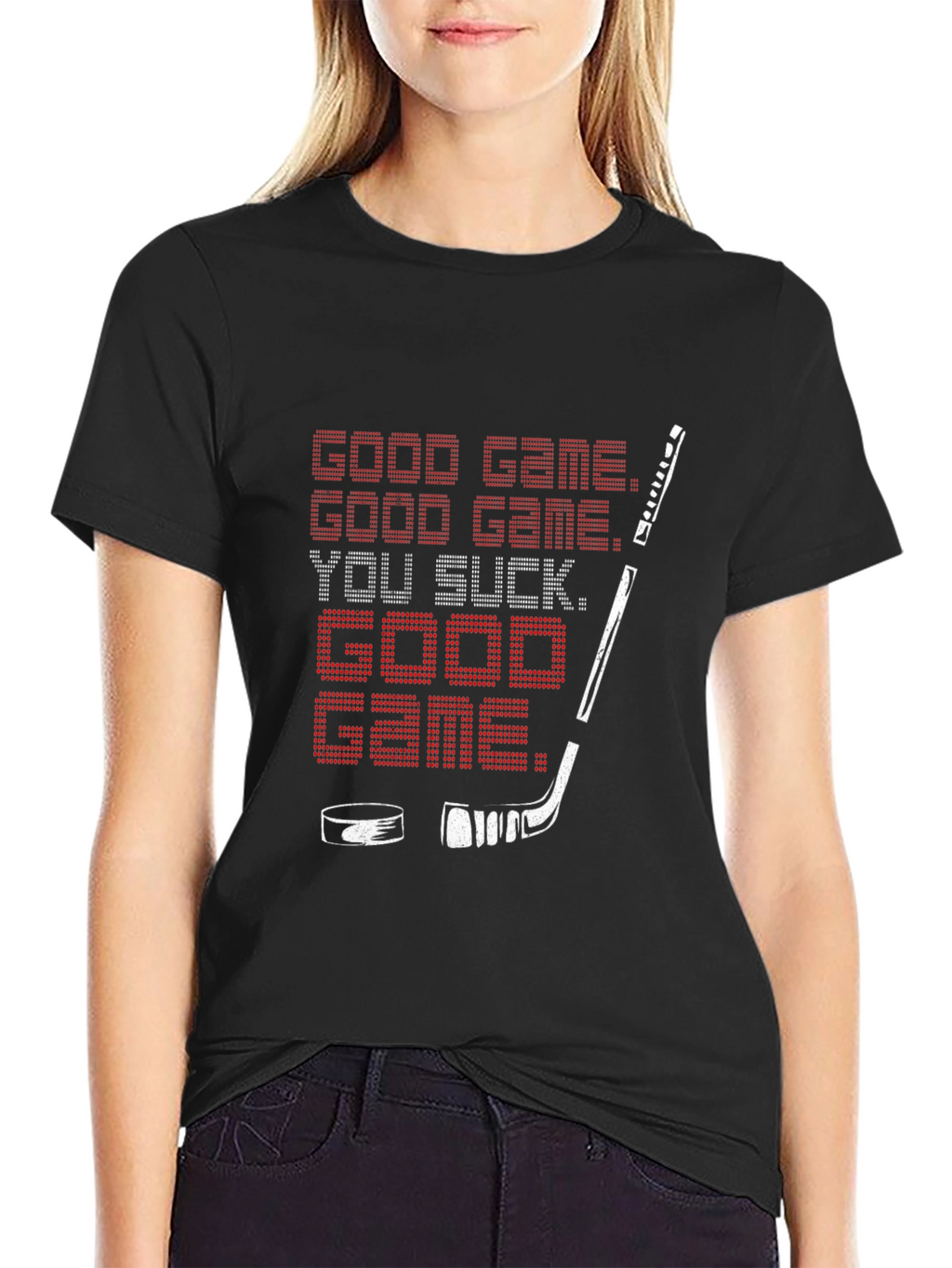 Good Game Hockey Graphic T-Shirt
