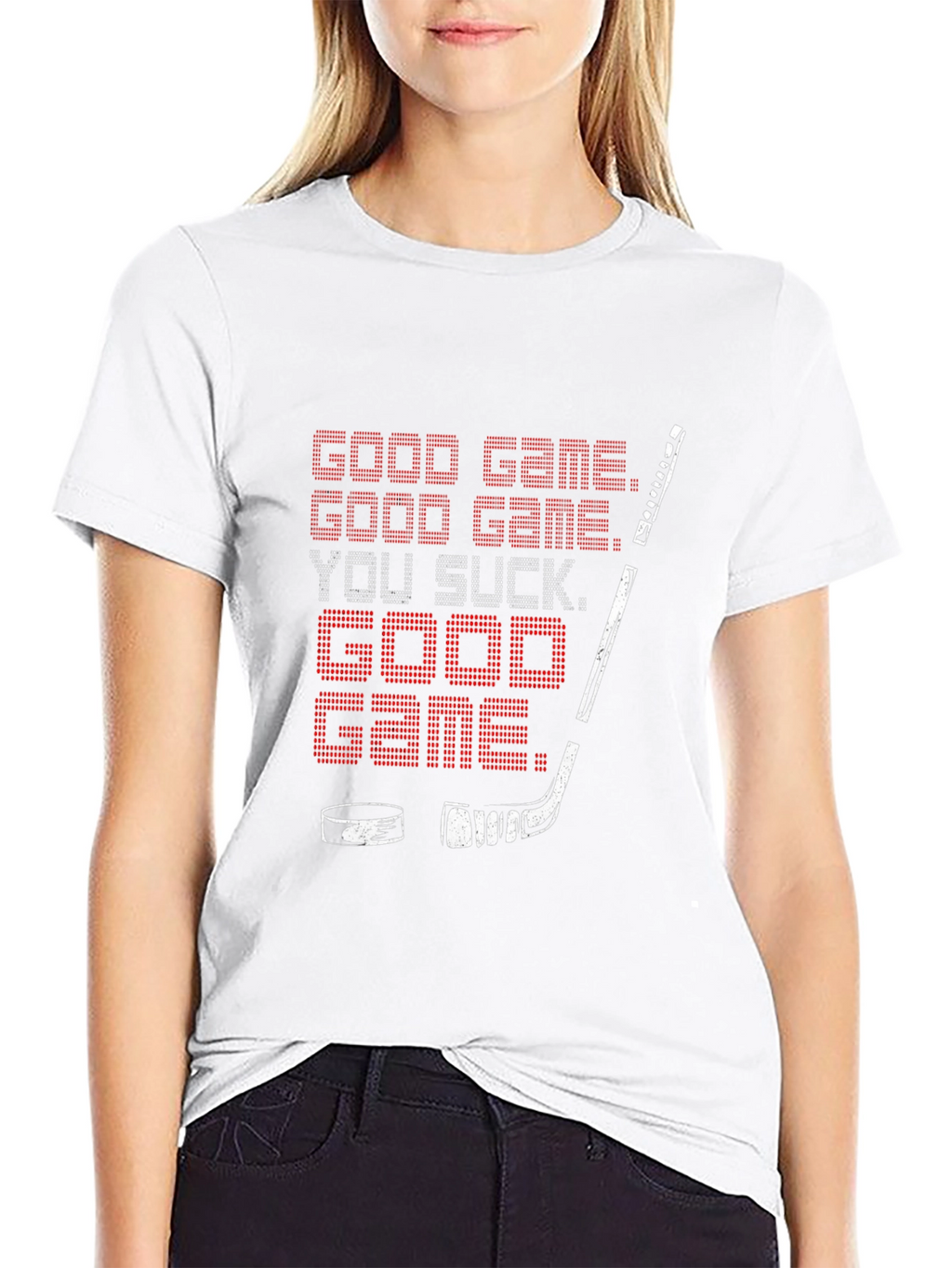 Good Game Hockey Graphic T-Shirt