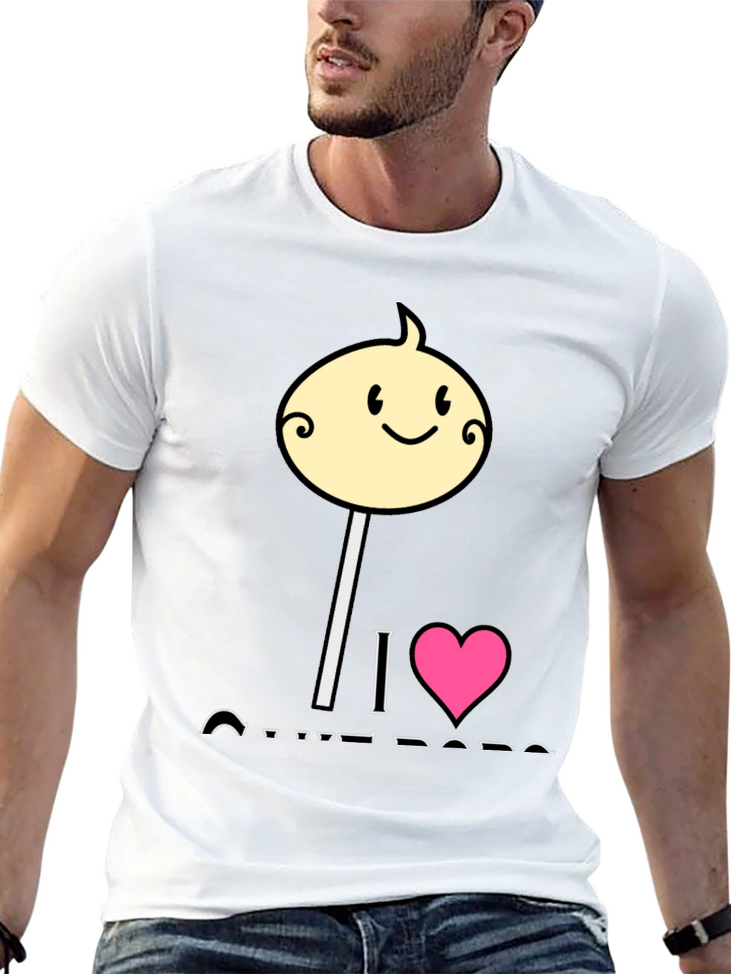 I Love Cotton Candy Mens T-Shirt