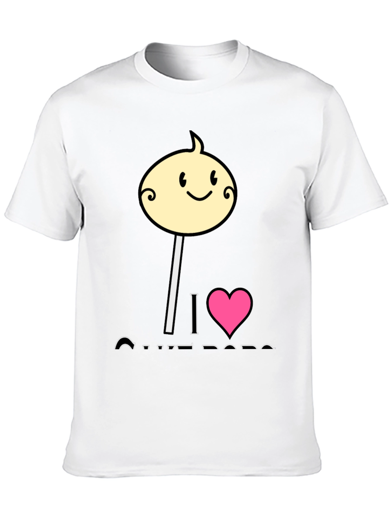 I Love Cotton Candy Mens T-Shirt