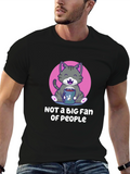 Cat Lover Tee: Not a Big Fan of People