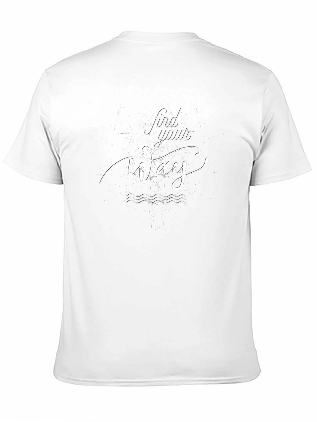 Find Your Way Graphic Tee - Black Cotton T-Shirt