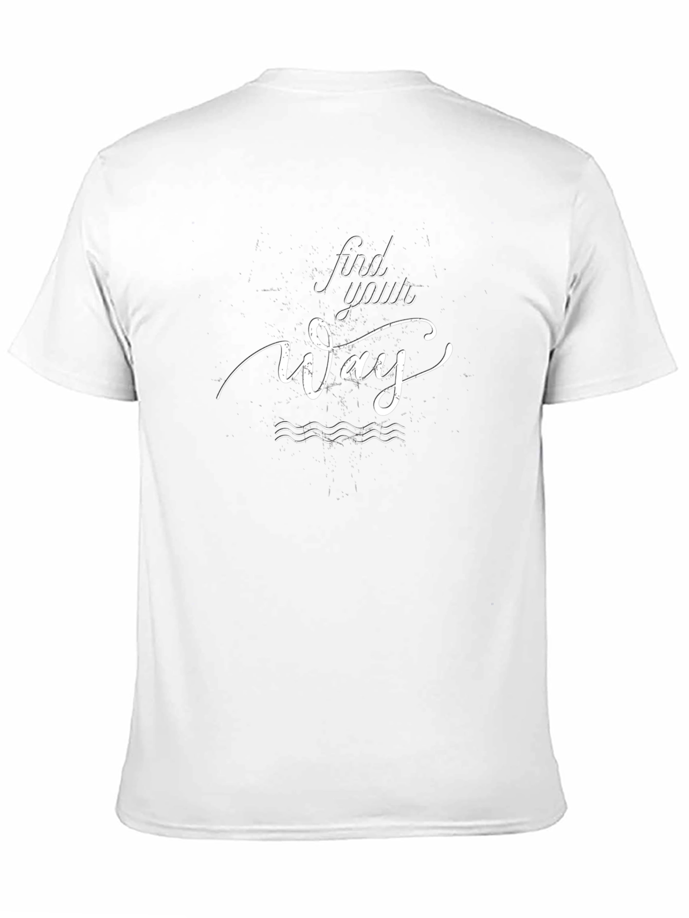 Find Your Way Graphic Tee - Black Cotton T-Shirt
