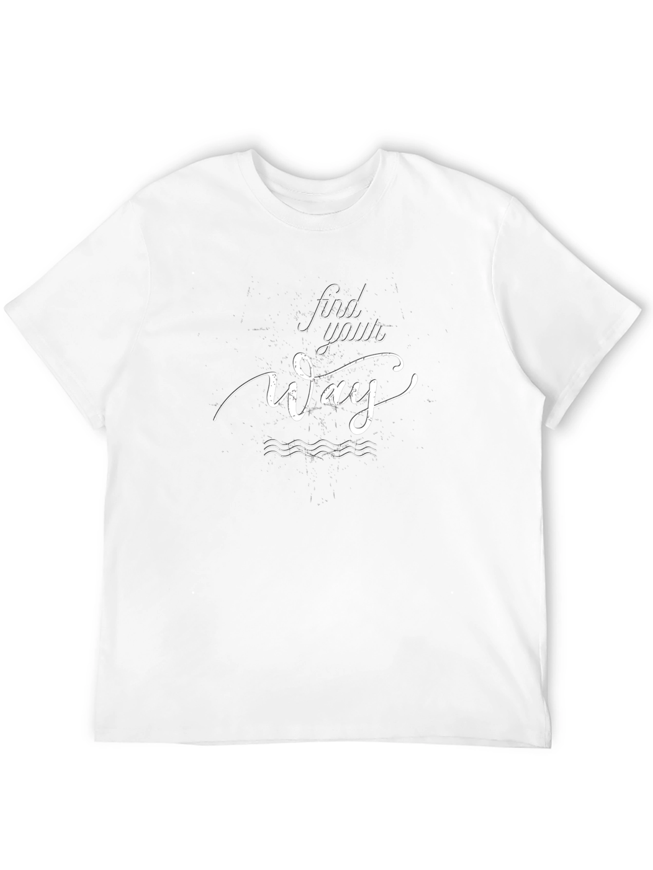 Find Your Way Graphic Tee - Black Cotton T-Shirt