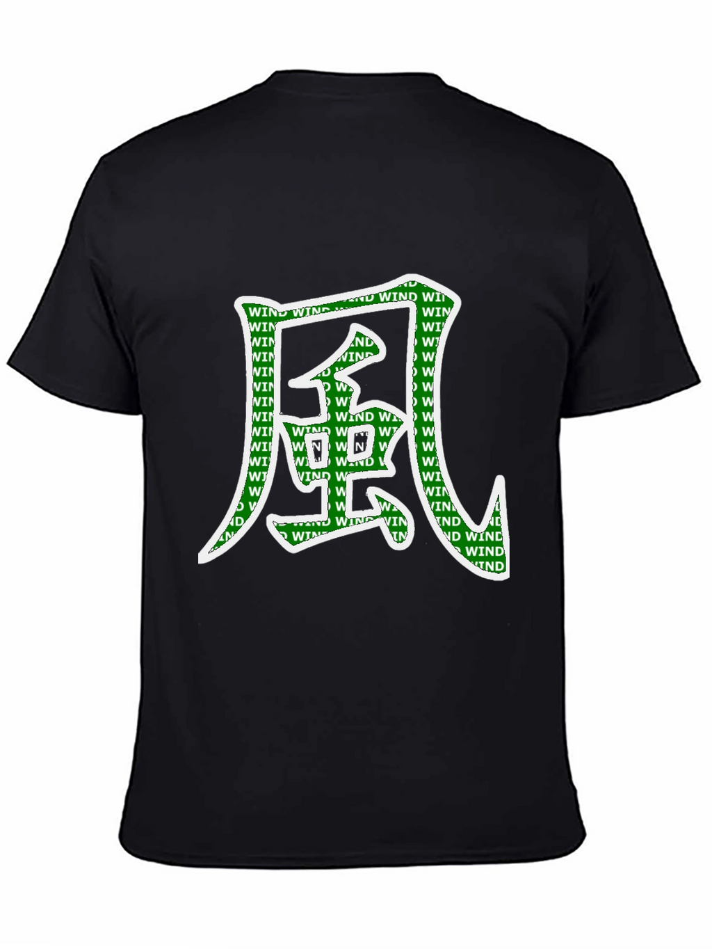 Wind Kanji Graphic T-Shirt