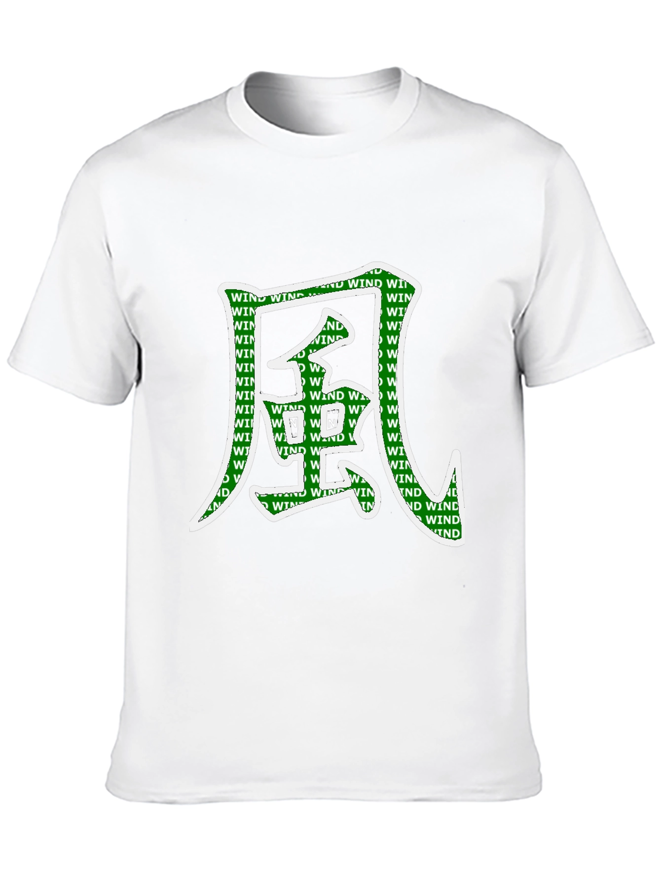 Wind Kanji Graphic T-Shirt