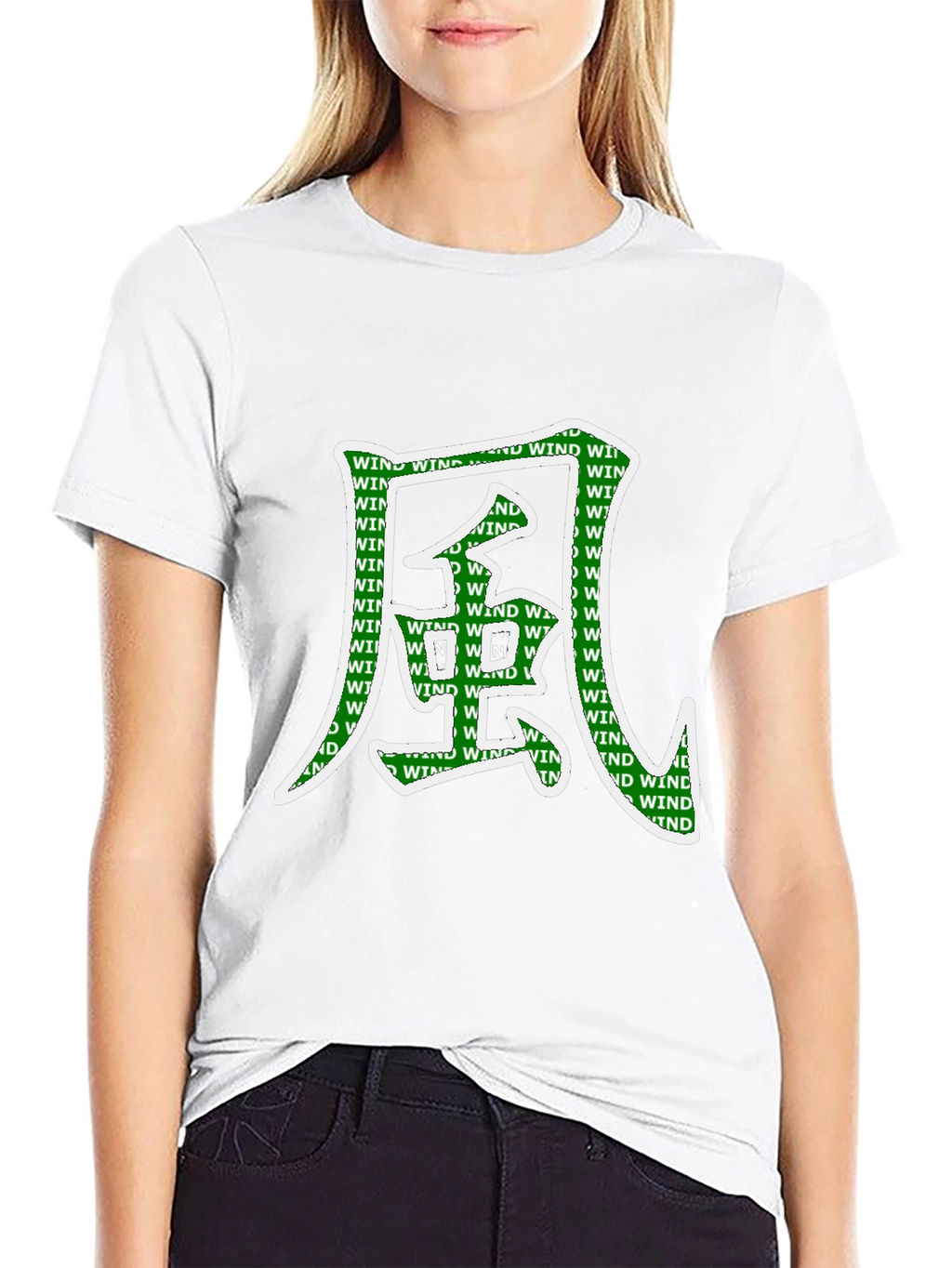 Wind Kanji Graphic T-Shirt
