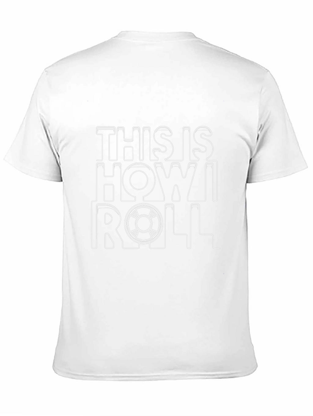This Is How I Roll Black Graphic T-Shirt