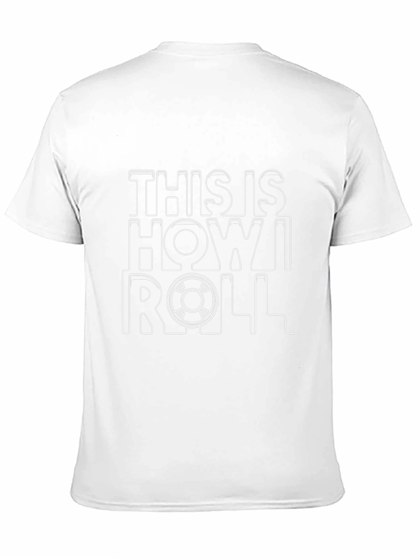 This Is How I Roll Black Graphic T-Shirt
