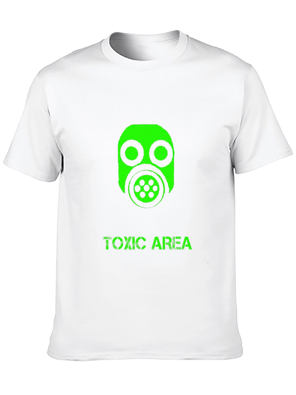 Toxic Area Graphic Tee - Black Cotton T-Shirt