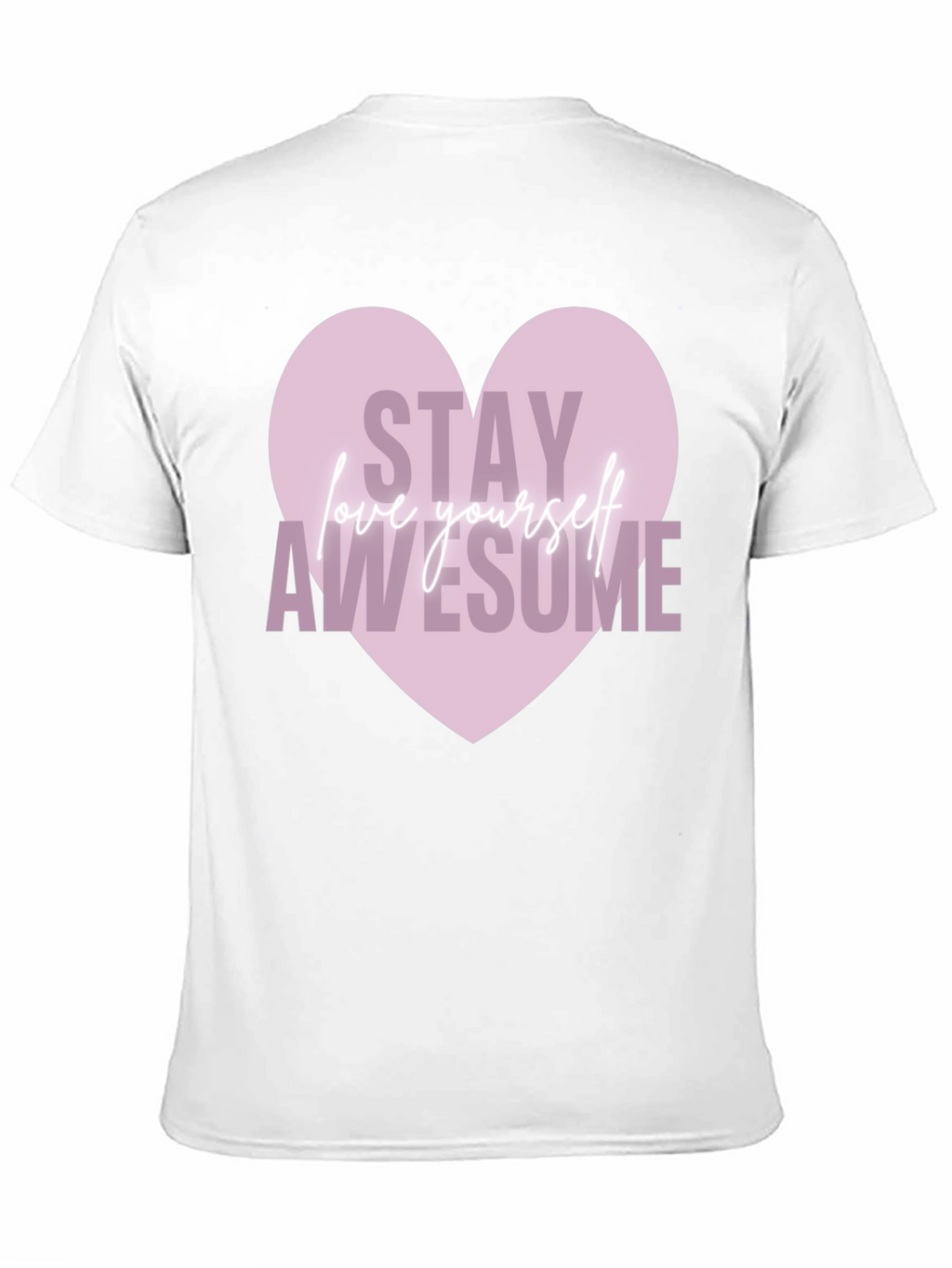 Stay Awesome Heart Graphic Tee