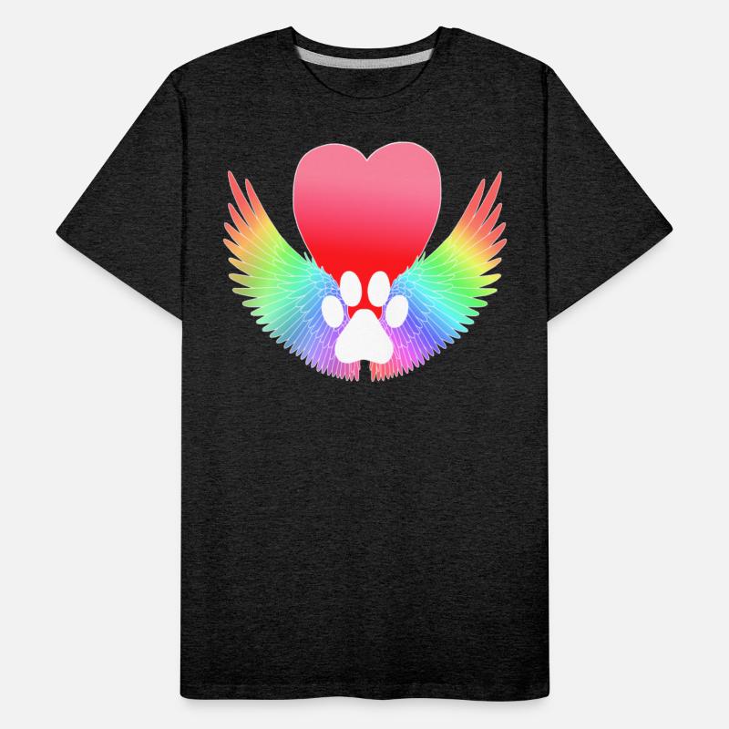 Rainbow Bridge Guardian Angel Pawprint