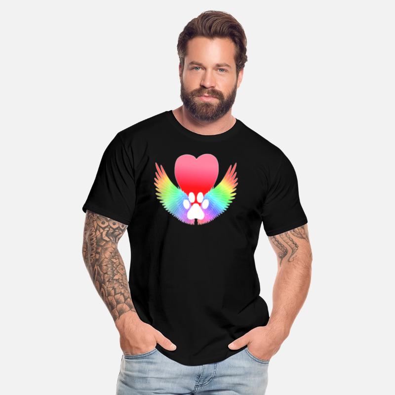 Rainbow Bridge Guardian Angel Pawprint