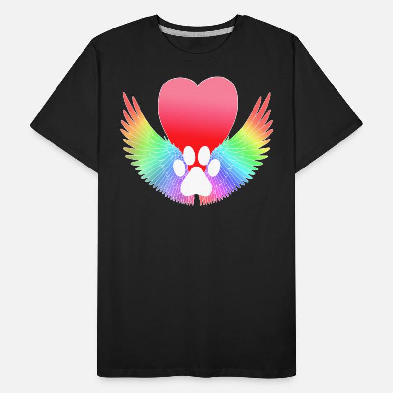 Rainbow Bridge Guardian Angel Pawprint