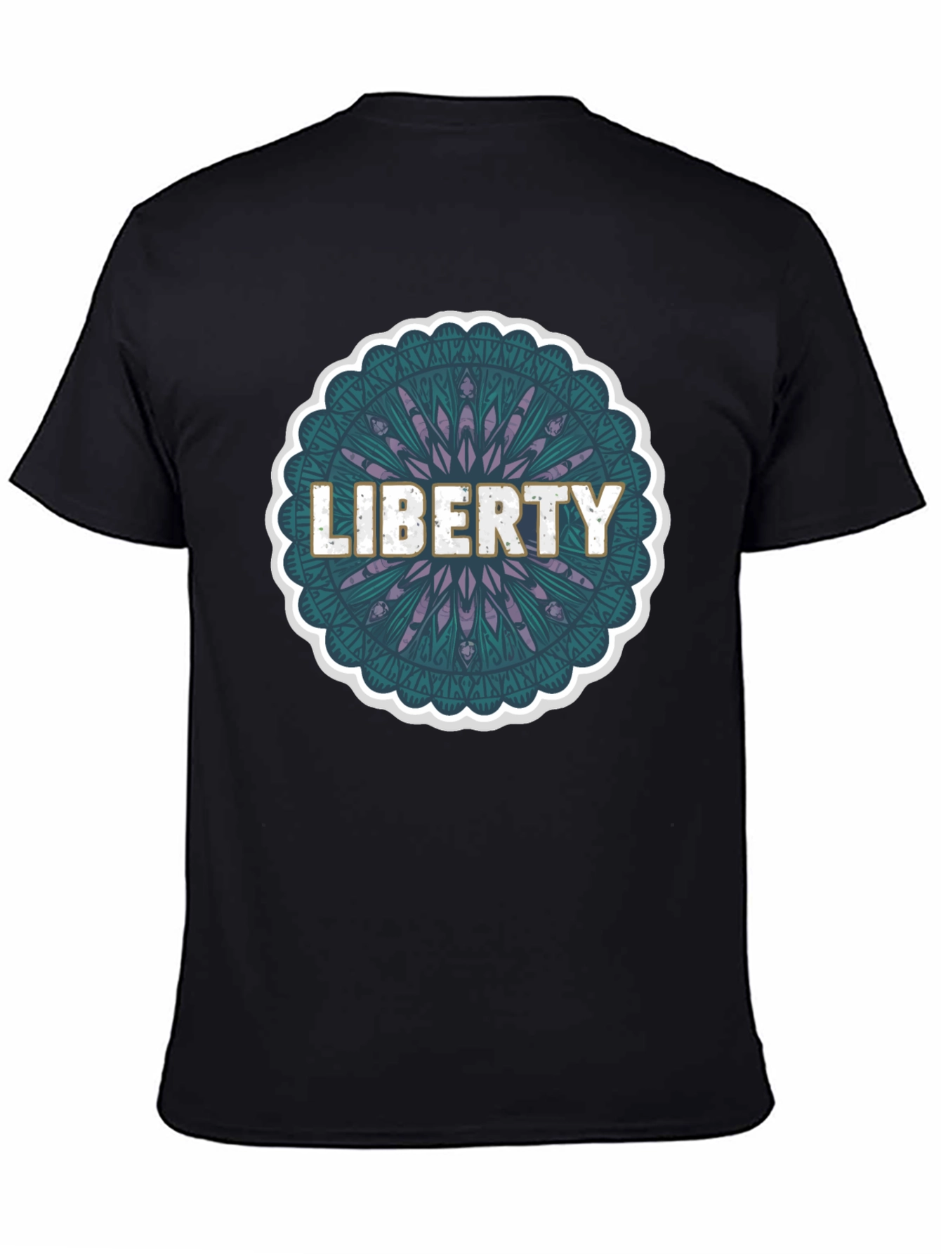 Liberty Mandala Graphic Tee - Modern Style