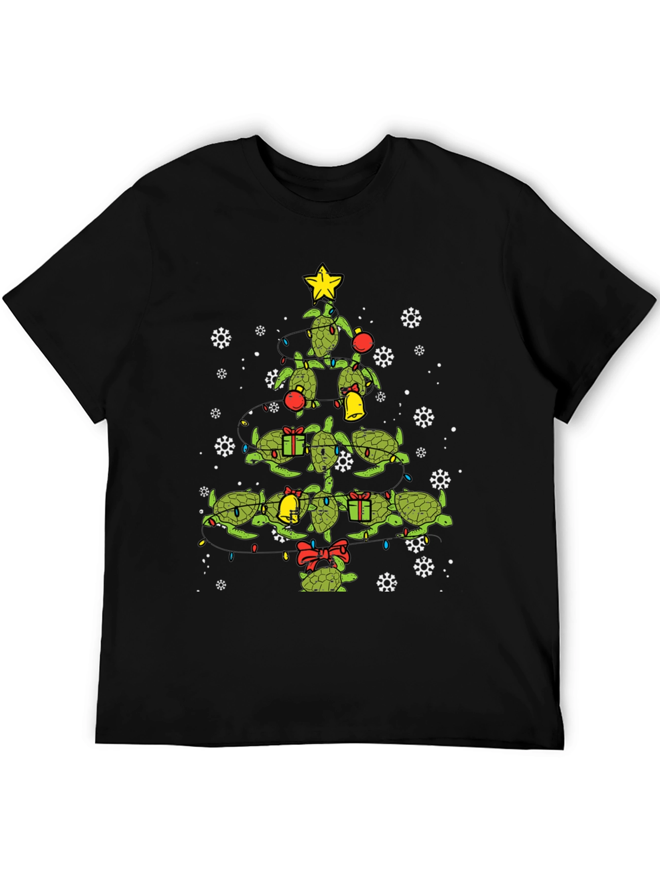 Turtle Christmas Tree T-Shirt - Holiday Gift
