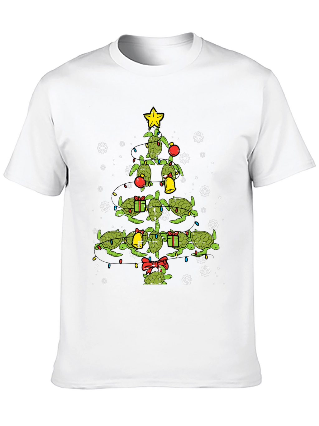 Turtle Christmas Tree T-Shirt - Holiday Gift