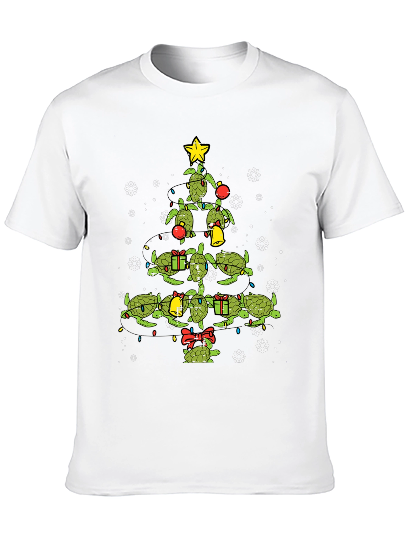 Turtle Christmas Tree T-Shirt - Holiday Gift
