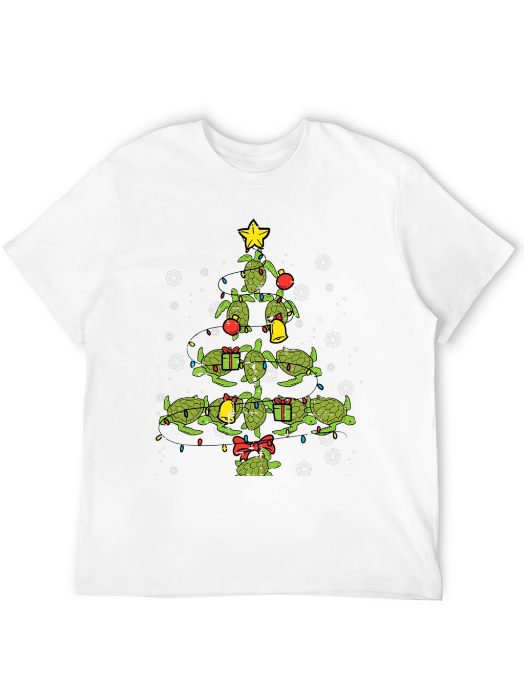 Turtle Christmas Tree T-Shirt - Holiday Gift