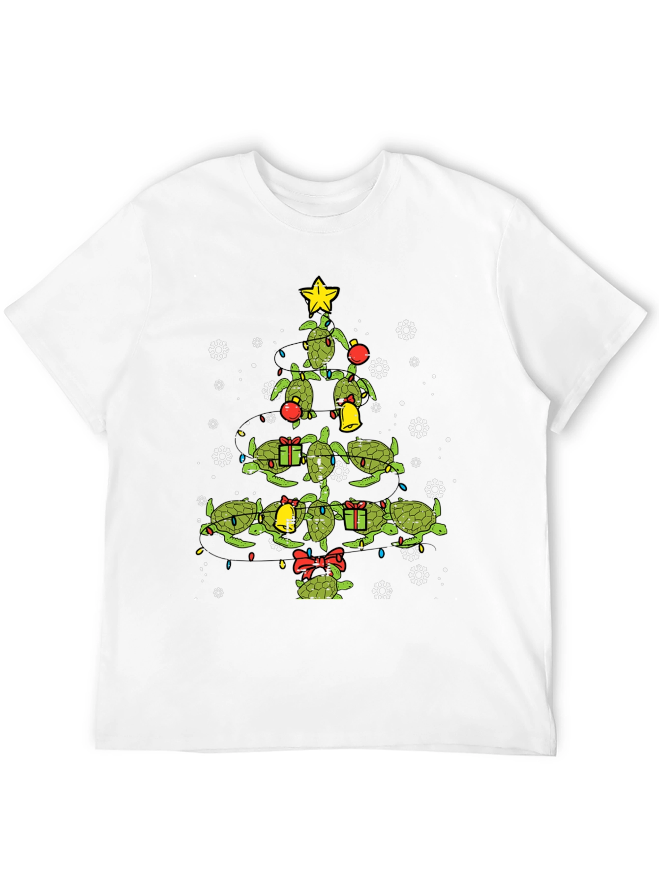 Turtle Christmas Tree T-Shirt - Holiday Gift