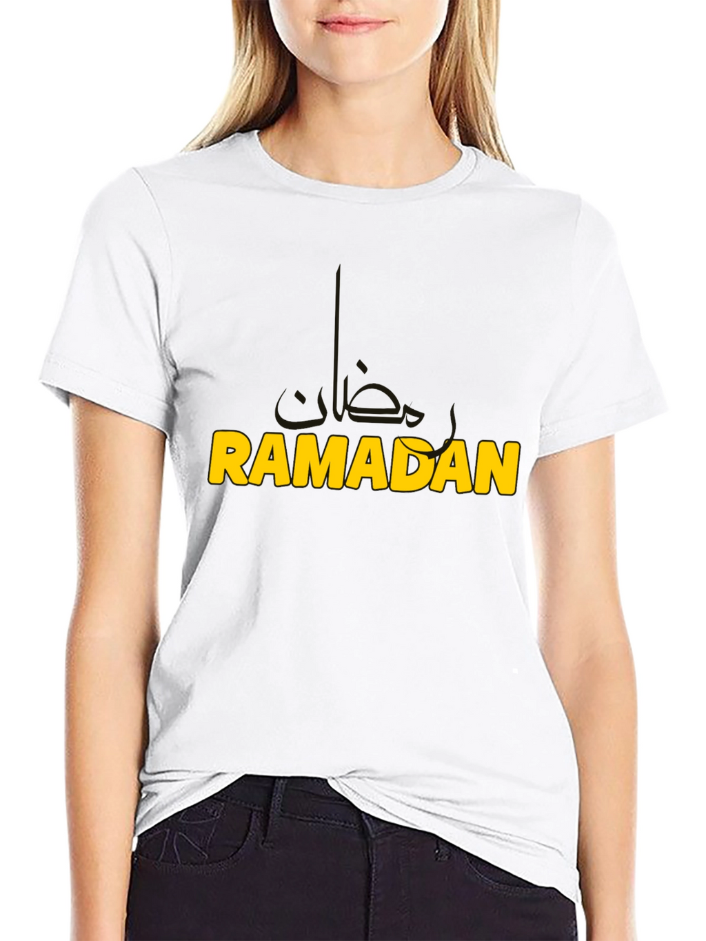 Ramadan Mubarak Black T-Shirt