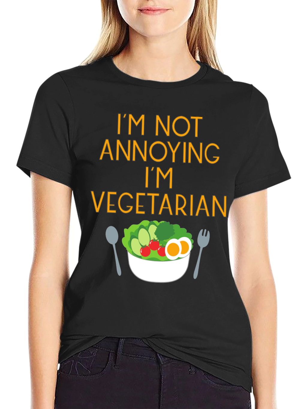 Funny Vegetarian T-Shirt - Im Not Annoying