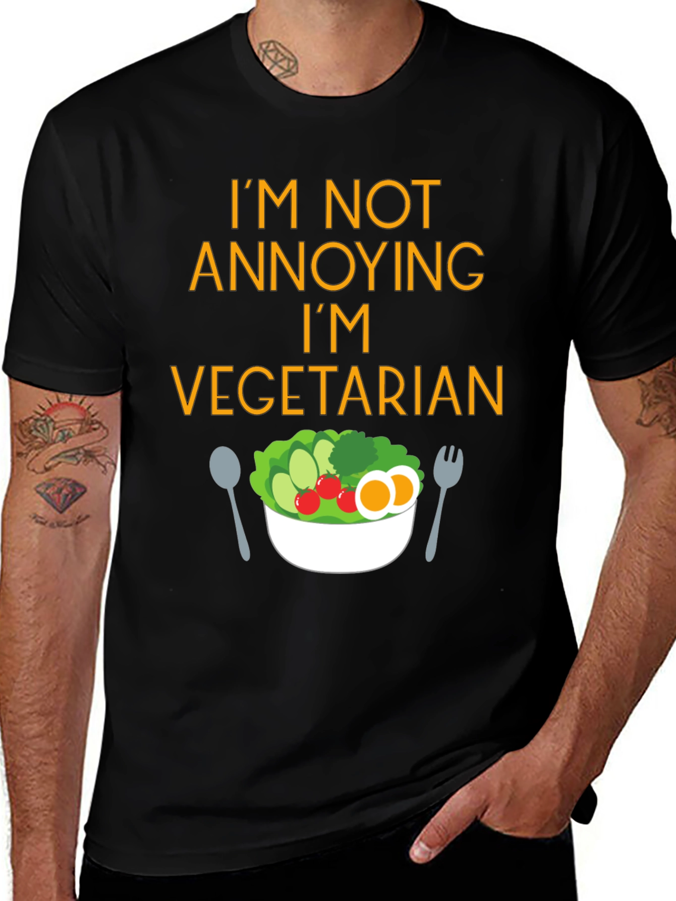 Funny Vegetarian T-Shirt - Im Not Annoying