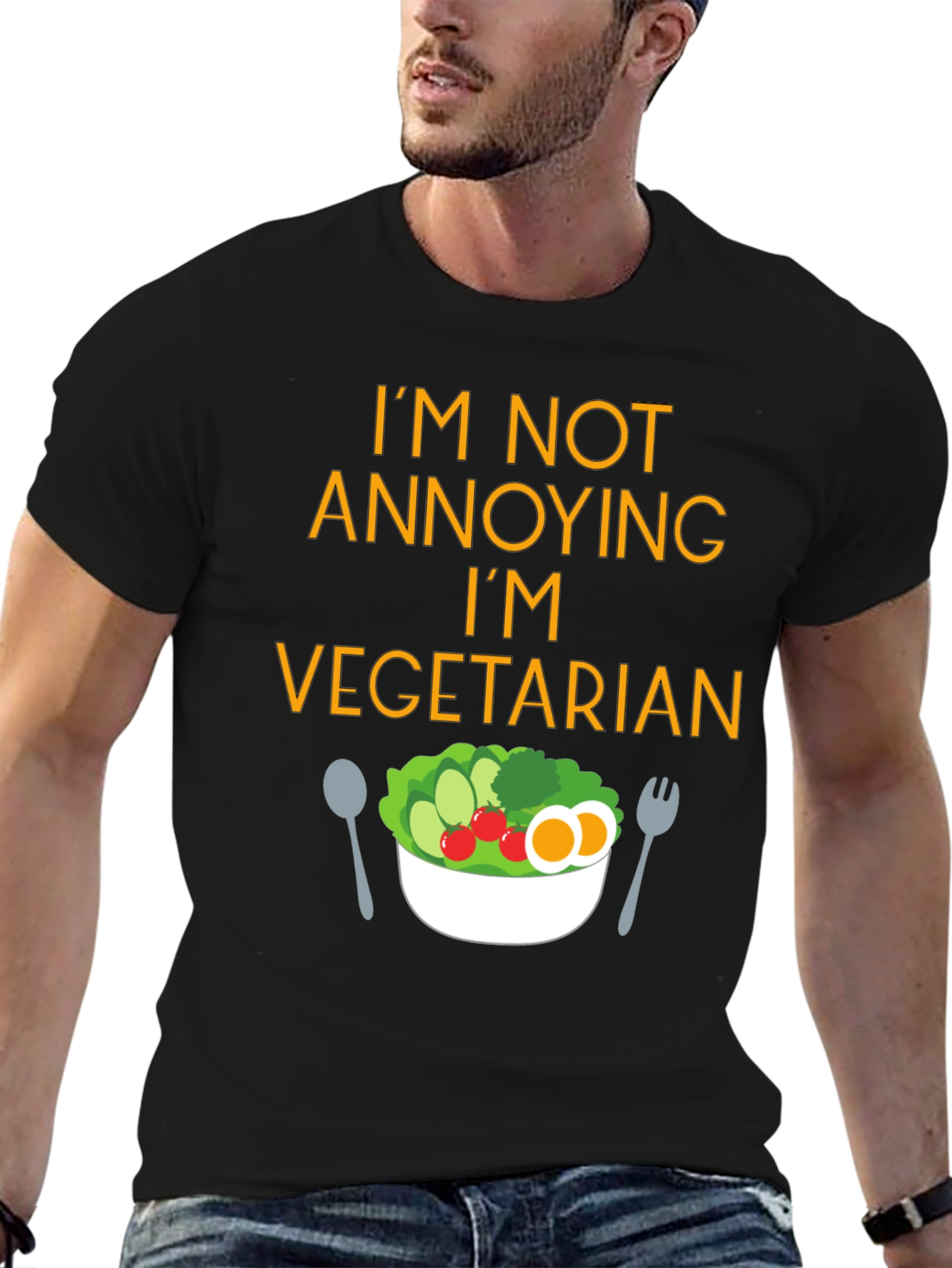 Funny Vegetarian T-Shirt - Im Not Annoying
