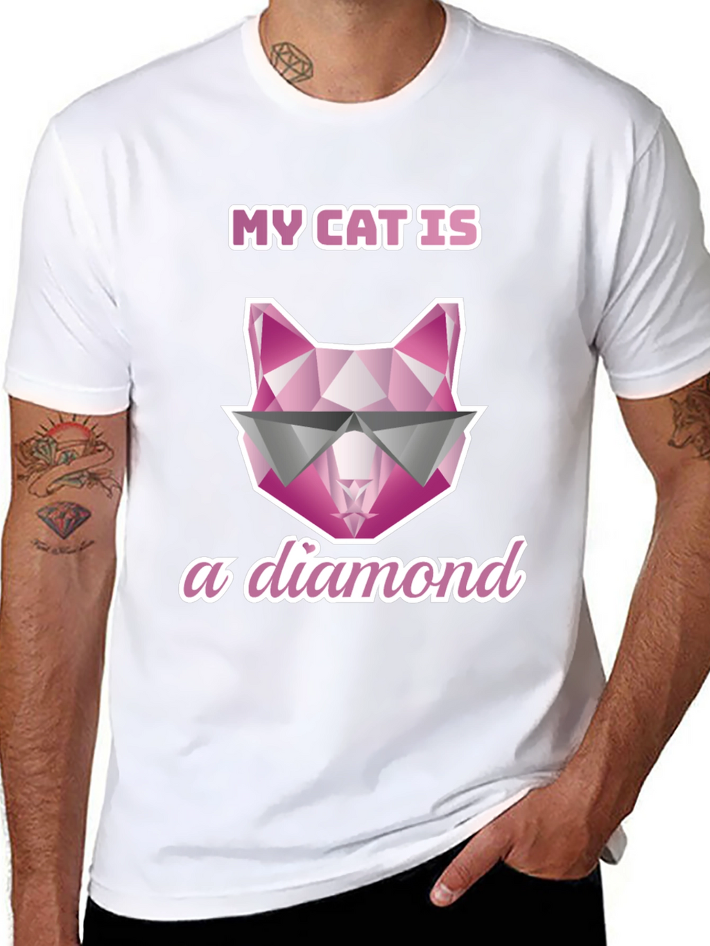 My Cat Is A Diamond Graphic Tee
