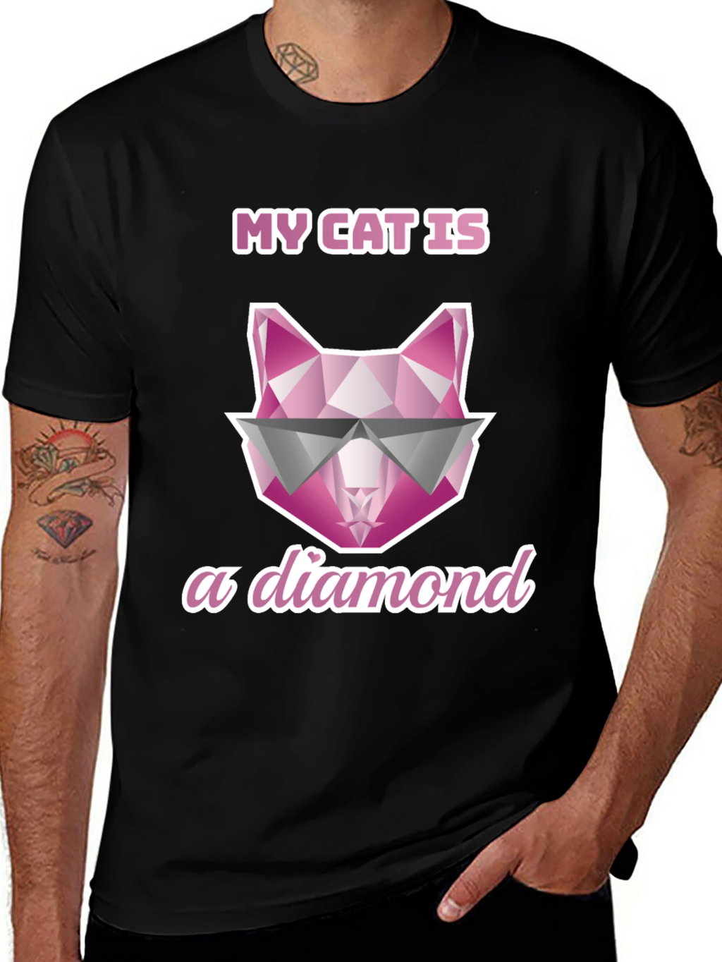 My Cat Is A Diamond Graphic Tee