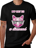 My Cat Is A Diamond Graphic Tee