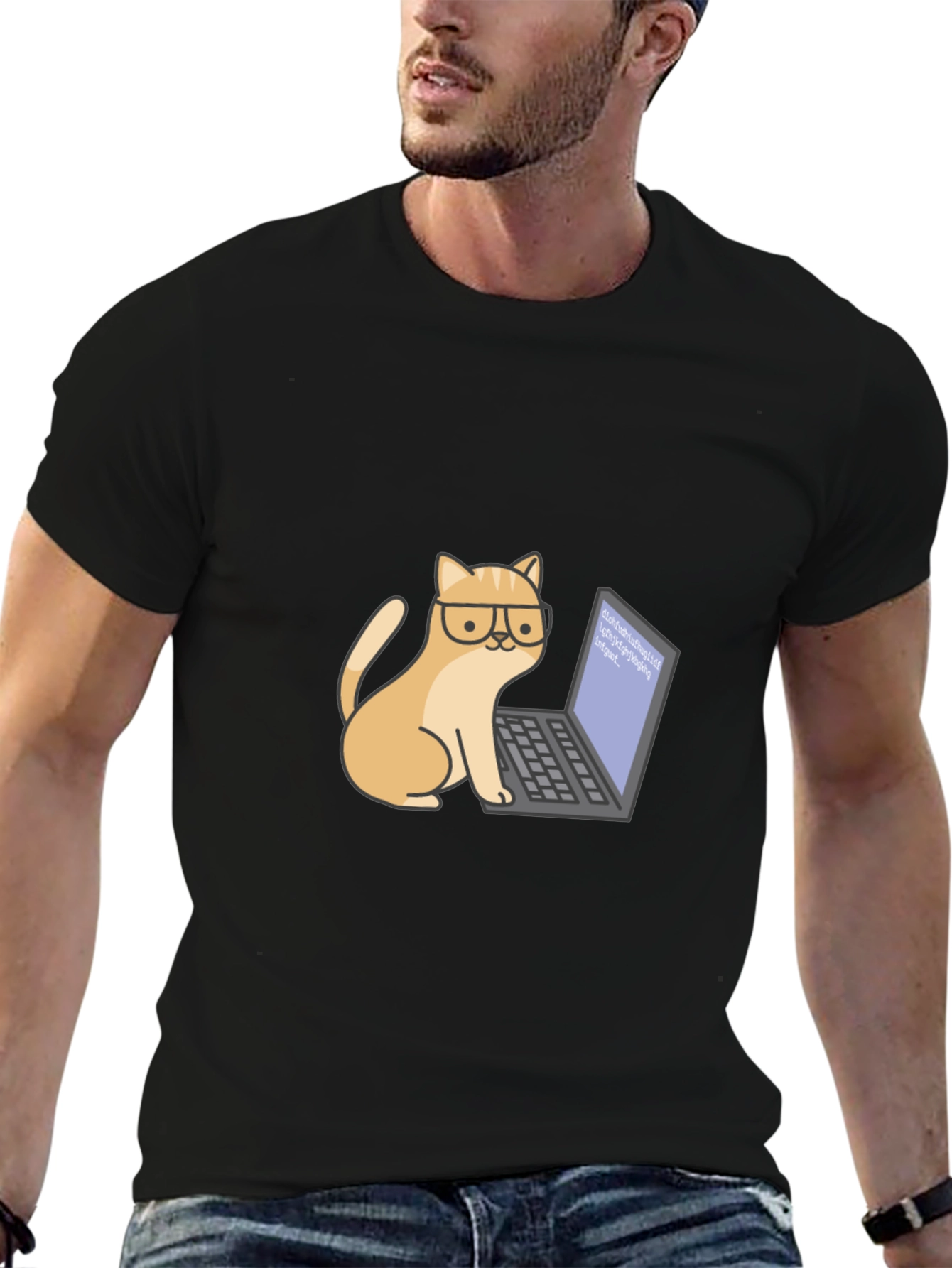 Cat Programmer T-Shirt - Cute & Geeky