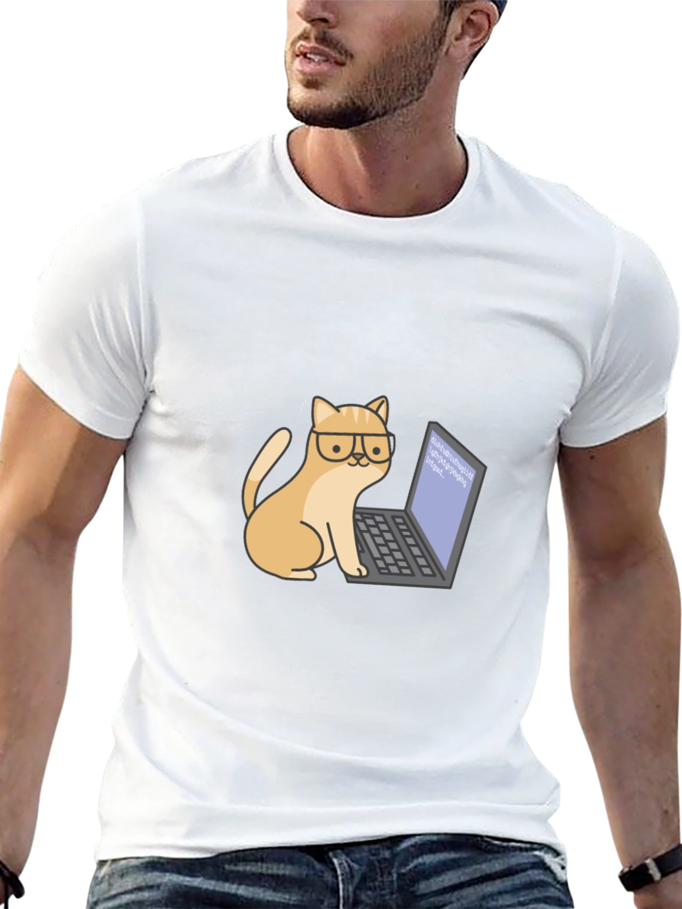 Cat Programmer T-Shirt - Cute & Geeky