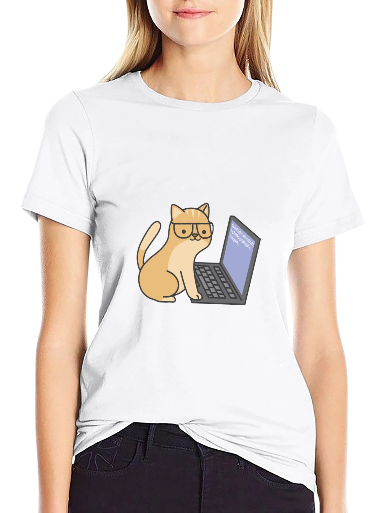 Cat Programmer T-Shirt - Cute & Geeky