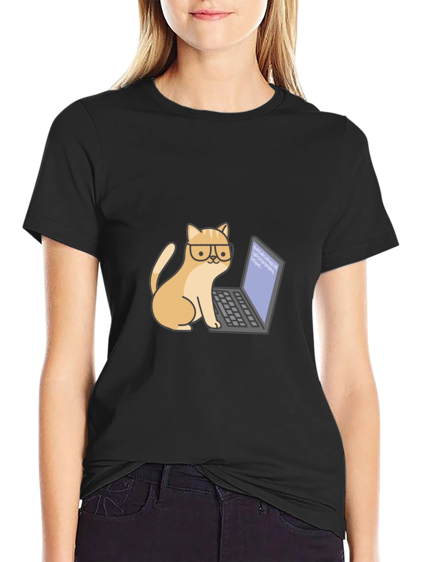 Cat Programmer T-Shirt - Cute & Geeky