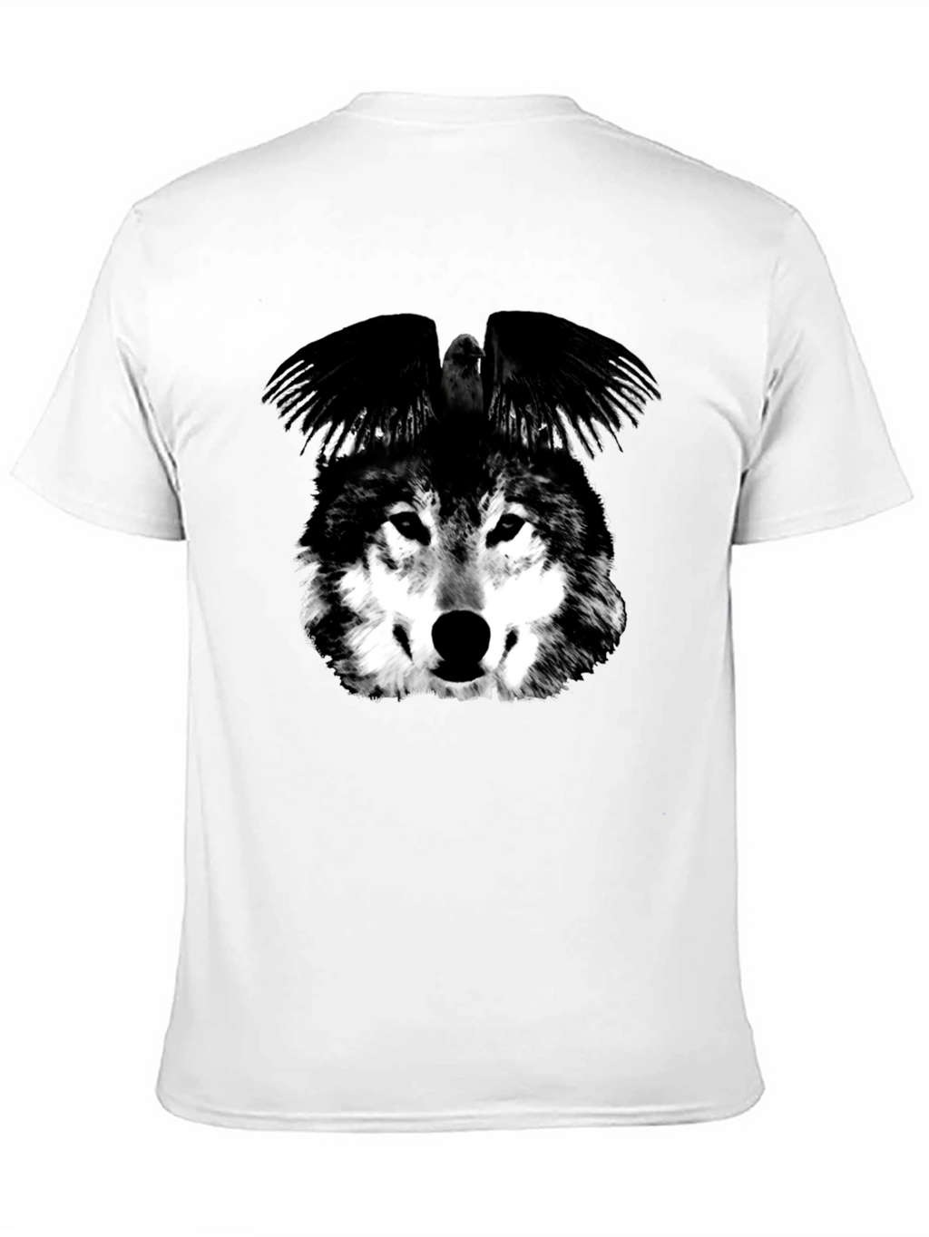 Wolf & Raven Graphic T-Shirt - Black