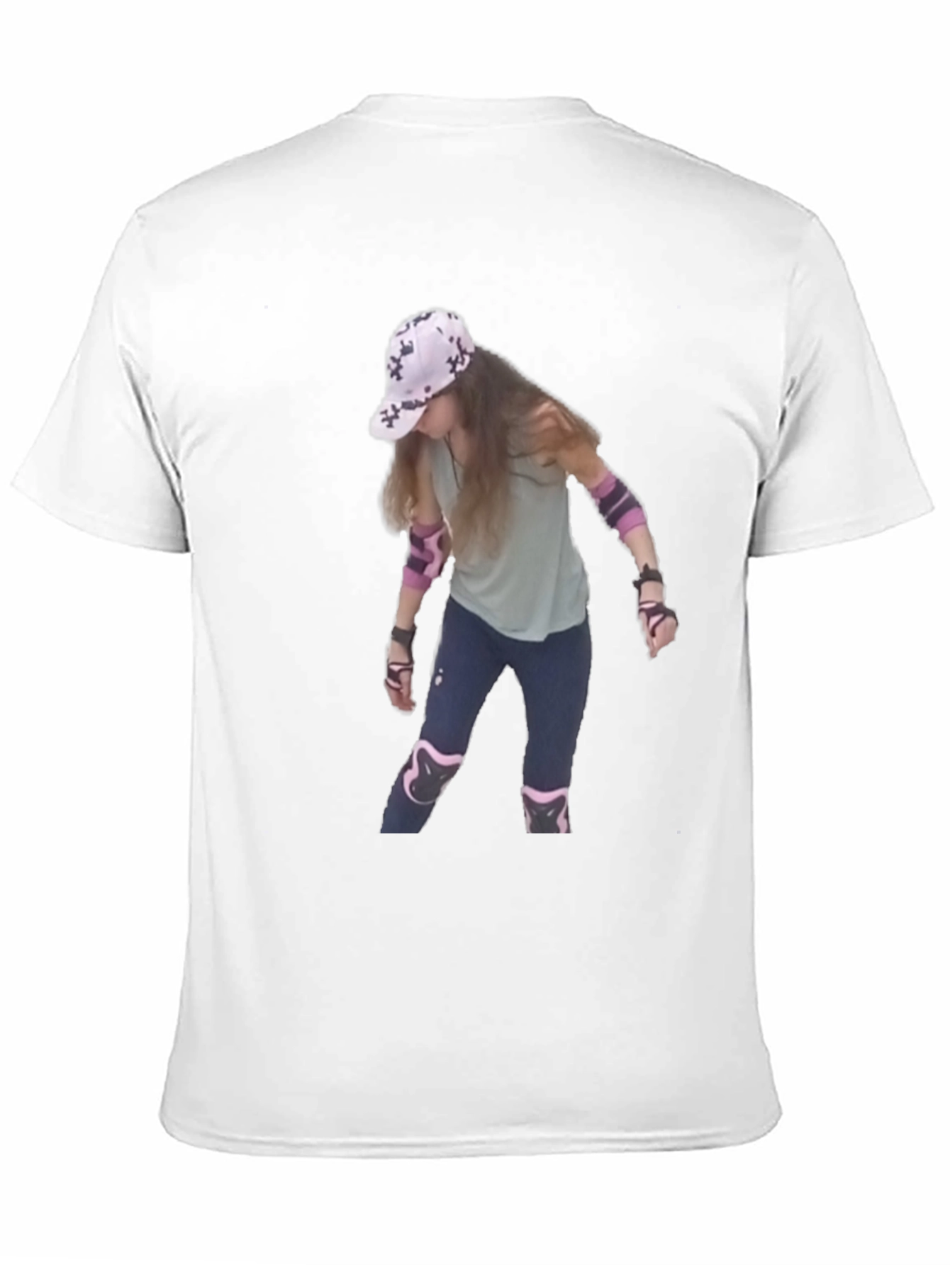 Cool T-Shirt with Roller Skater Print