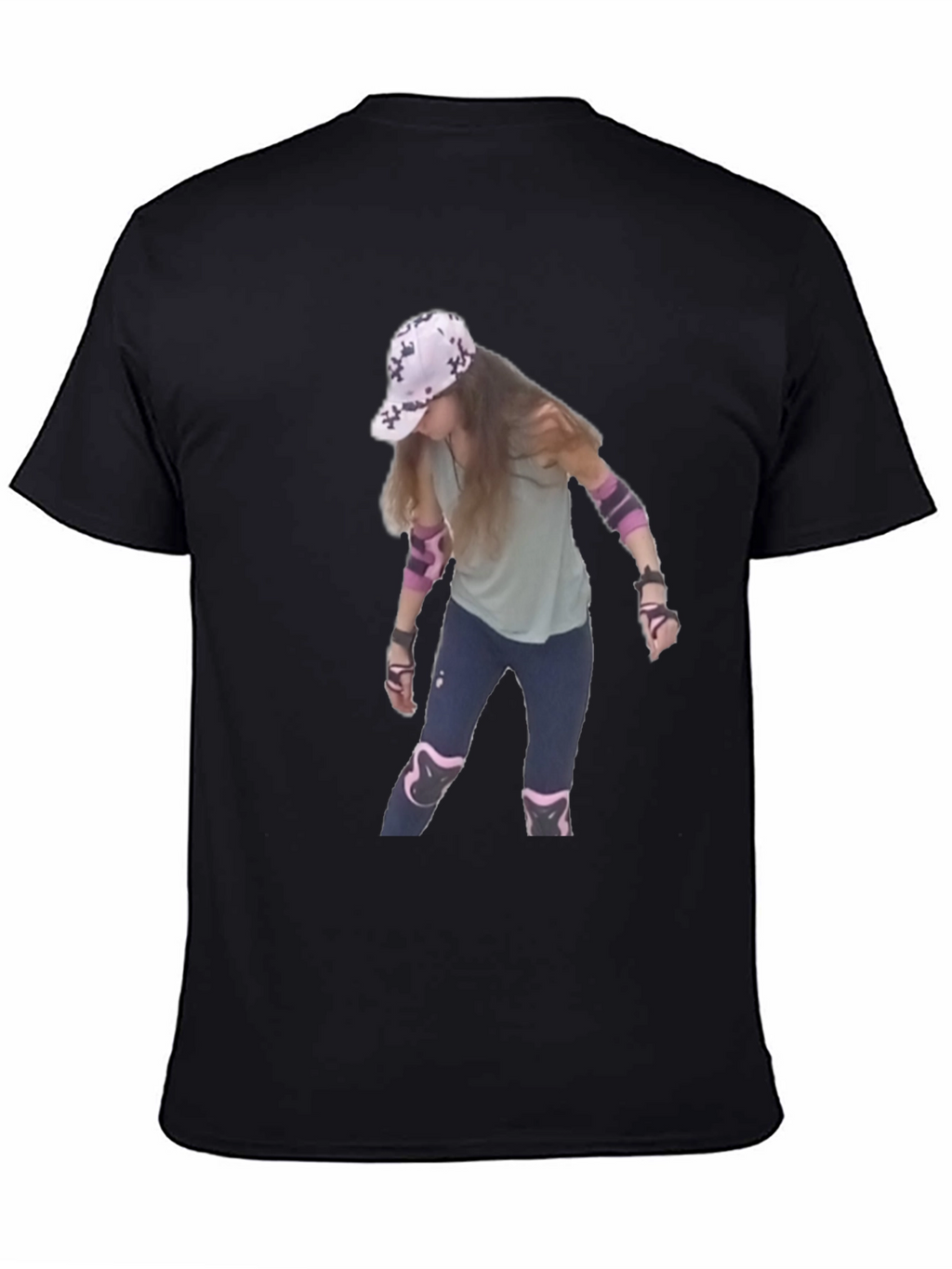Cool T-Shirt with Roller Skater Print