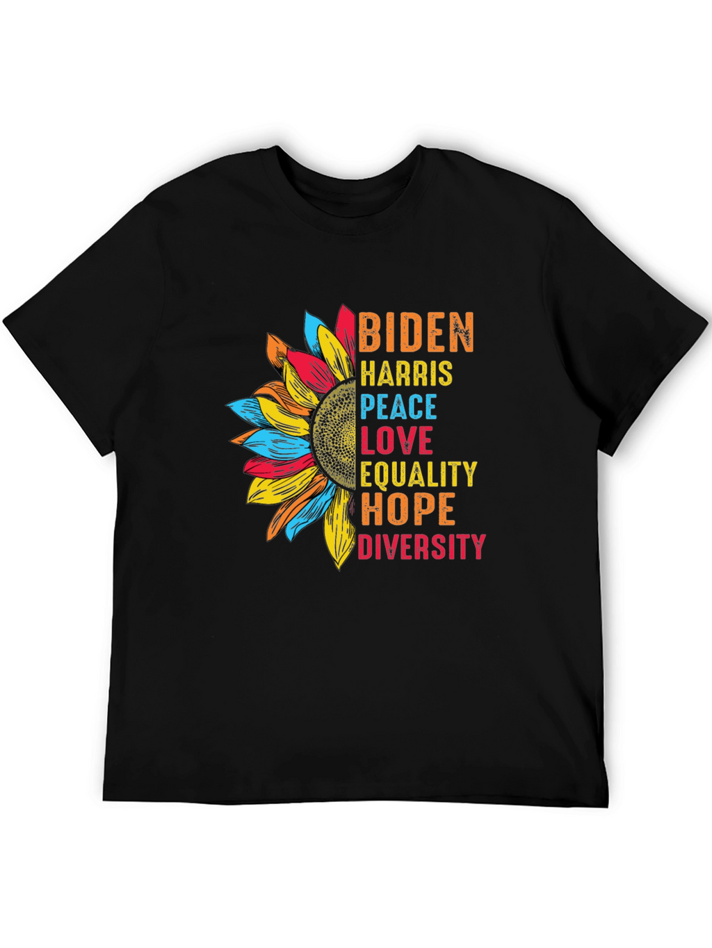 Biden Harris Sunflower Graphic Tee