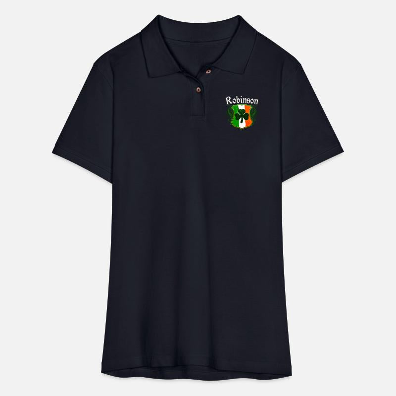 Robinson Irish Surname Ireland Flag Shamrock
