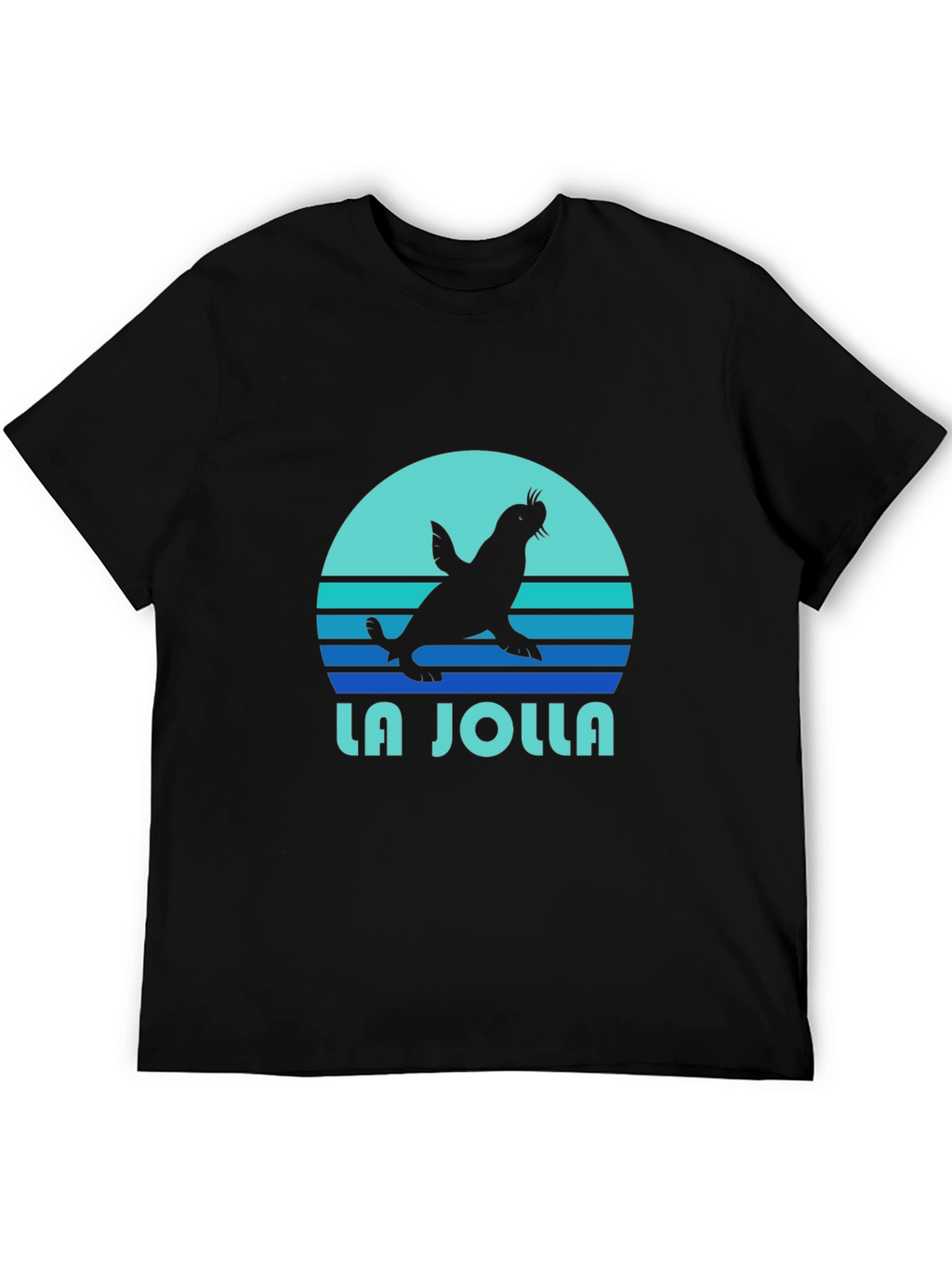 La Jolla Seal Graphic Tee - Soft Cotton T-Shirt