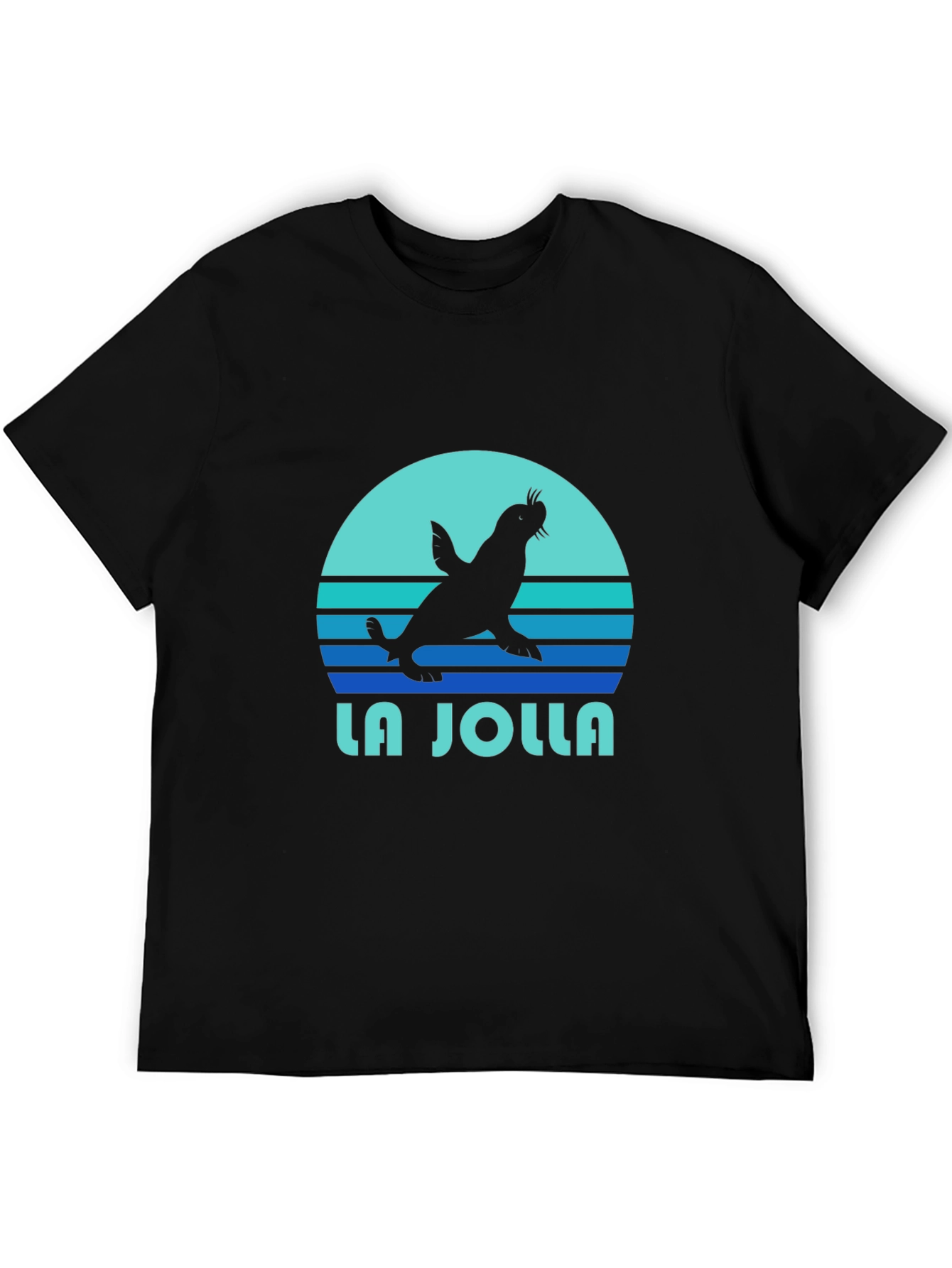 La Jolla Seal Graphic Tee - Soft Cotton T-Shirt